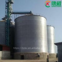 Silo di Stoccaggio per Chicchi di Caffè in Acciaio Zincato Corrugato da 5000 Tonnellate, Assemblaggio Verticale Imbullonato, per Uso in Allevamenti Avicoli, Prezzo di Fabbrica