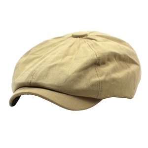 Boinas de Algodón Unisex de Moda, Gorra Retro Clásica de Color Sólido, Sombrero Octogonal de <span class=keywords><strong>Pintor</strong></span> - Product Image 1