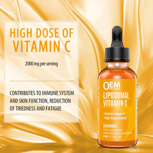 OEM liposomiale vitamina <span class=keywords><strong>C</strong></span> gocce di glutatione 2000MG liquido ad alto assorbimento supporta immunità antiossidante integratore di collagene gocce - Product Image 5