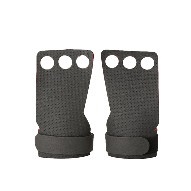 Защитные тренировочные ручки с 3 отверстиями из углеродного волокна и кожи