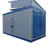 Four de peinture en poudre à haute productivité certifié CE avec cabine de pulvérisation et moteur, tension personnalisée (110V/220V/380V)