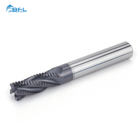 BFL Carburo de tungsteno 4 flautas Desbaste End Mill Fresadora Herramientas