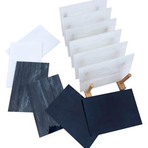Hoja acrílica fluorescente de grosor de tamaño personalizado Multicolor de fábrica de la serie Black & White con textura y color especiales - Product Image 3