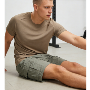 Men's Team Wear Sporty 100% Polyester Quick Dry Blank Running Pickleball Tennis <strong>T</strong>-<strong>Shirt</strong> O-Neck Collar for Gym Marathon - Product Image 5