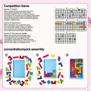 Jouet sensoriel en silicone Puzzle Pop Fidget Push <span class=keywords><strong>Bubble</strong></span> pour soulager le stress, la concentration et la stimulation tactile pour tous les âges - Product Image 2