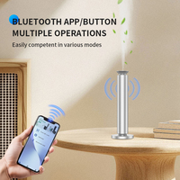 Diffuseur d'aromathérapie électronique personnalisable en métal, style colonne, idéal pour la maison, les cafés et les bureaux