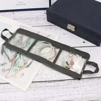 Nouvelle Tendance : Lot de 3 Pochettes Étanches Transparentes à Fermeture Éclair pour Bijoux – Organisateurs Légers en PVC – Accessoire de Voyage