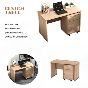 Fournitures de <span class=keywords><strong>bureau</strong></span> ergonomiques modernes, tables de <span class=keywords><strong>bureau</strong></span> avec tiroirs, table de travail informatique, mobilier commercial élégant, <span class=keywords><strong>bureau</strong></span> de direction - Product Image 1