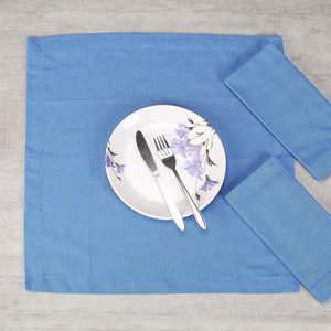 Serviettes en lin bio 100% brodées à la main élégantes Tissu réutilisable de haute qualité pour les mariages et la maison Caractéristique jetable - Product Image 2