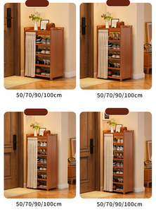 Meuble à chaussures moderne grande capacité anti-poussière pour entrée de maison, étagère à chaussures multicouche, solution de rangement idéale pour location - Product Image 6