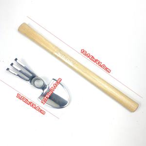 Pala Multifuncional <span class=keywords><strong>2</strong></span> en 1 Hi Dude, Cabeza de Acero Inoxidable de Grado Industrial, Mango de Madera, Garantía de <span class=keywords><strong>3</strong></span> Años para Excavación - Product Image 6