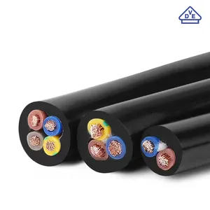 EU H07RN-F Cable 5G6 5X6 5X4 Mm2 4X1.5mm2 4X120mm 3X2.5mm 3G1.5mm2 3X1.5 Flexible Rubber Power Cable