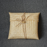 Keranjang Hadiah Bambu Ramah Lingkungan 100% Alami Desain Baru Kerajinan Tangan Keranjang Penyimpanan Multifungsi Alami Pernikahan Natal