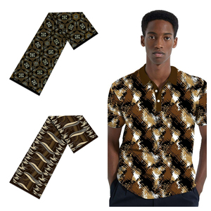 Tissu africain imprimé batik de haute qualité pour hommes, tissu wax <span class=keywords><strong>pagne</strong></span> africain - Product Image 1