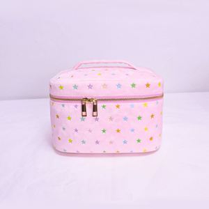 Women's Eco-Friendly Travel Cosmetic Organizer Bags Personalized Customized Super Soft Handheld Makeup <b>Storage</b> Large Capacity - Product Image 1
