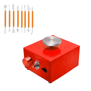 TOPEAST Mp-001 Machine à poterie électrique 12V pour l'art et l'artisanat en céramique, plateau à outils pour poterie DIY, disque abrasif carré OEM - Product Image 2