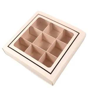 Mini Cake Boxes Window for Candy Muffins Donuts and Party Favor Packaging Small Bakery Pastry Boxes