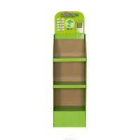 Carton de présentation sur mesure pour snack, présentoir au sol en carton ondulé pour pain, chips de pomme de terre, biscuit, boîte de présentation au détail