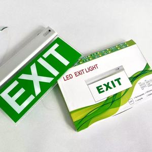 Buen Precio, Luz de Emergencia LED Portátil de Aluminio de 200-240 VCA y 50 Hz para Señalización de Salida en Caso de Incendio - Product Image 1