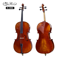 OEM Music Instruments All Solid Spruce Cello with Cello Bow and Cello Bows
