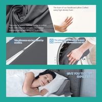 Benutzer definierte Full Size Bed Gap Filler Matratzen Memory Foam Keilform Bett Kopfteil Kissen