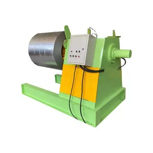 Factory Price 10 Ton Uncoiler Machine Hydraulic Galvanized Steel Coil Decoiler With Feeding Car