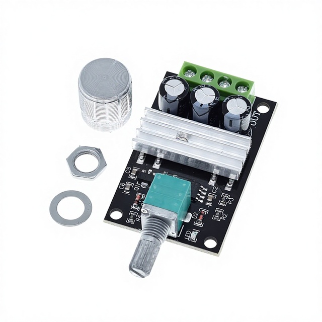3A PWM DC Motor Speed Controller Module Speed Control Switch 6V/12V/24V/28V Model 1203BK