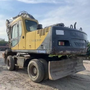 Excavatrice sur pneus d'occasion coréenne VOLVO EW 160C EC290BL en bon état, conception originale, excavatrice d'occasion en Chine - Product Image 2