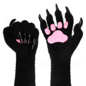 Gants longs en silicone pour Halloween, avec griffes et ongles en silicone, pour fêtes d'horreur et accessoires de cosplay - Product Image 4