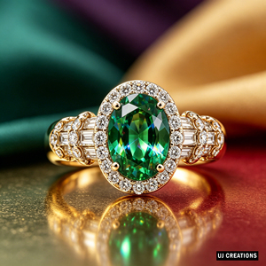 Bague personnalisée en or massif S925/10K/14K/18K/PT900 avec pierre précieuse ovale, diamant de laboratoire qualité VVS-VS, taille brillant, bijoux de mode - Product Image 5