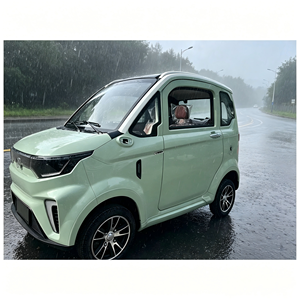 Voiture électrique miniature à 4 roues homologuée EEC COC, 2-4 places, tout temps, entièrement fermée, résistante à la pluie et au soleil, pour l'Europe - Product Image 3