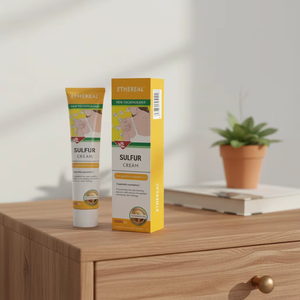 Herbal Antipruritic <b>Sulfur</b> Ointment 20g for Body Use Plant Extract - Product Image 3