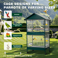 Vente chaude Grandes Cages À Oiseaux En Métal Budgerigar Volière Cages Pour Animaux De Compagnie Et Maisons Durable Fil De Fer Perroquet Canari Cages À Oiseaux À Vendre