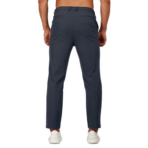 맞춤 로고 드롭쉬핑 캐주얼 비즈니스 도매 바지 슬림 치노 팬츠 남성용 - Product Image 5