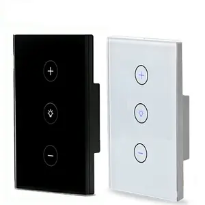 Intelligent dimming switch, Smart switch is applicable to Alexa and Google Home, WiFi dimming switch is applicable to LED, incan
