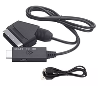 Convertisseur SCART vers HDMI certifié CE/RoHS 1080p RGB vers HDM1 PAL/NTSC Plug&Play en vrac pour PS2/PS3/Xbox/Wii/DVD