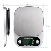 Balance de cuisine électronique pour la maison, outils de cuisine, acier inoxydable numérique, 5 kg