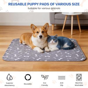 Non slip Pet Urine <b>Pad</b> Custom Reusable Washable Dog Training <b>Pad</b> Dog <b>Pee</b> <b>Pad</b> Cat Rabbit Diaphragm Cushion - Product Image 2