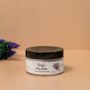 Crème corporelle exclusive à la lavande française et à la vanille de Sage, crème hydratante riche pour une peau douce et lisse, soin corporel quotidien - Product Image 1