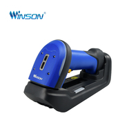 Escáner de Código de Barras Inalámbrico Bluetooth 1D/2D de Alta Velocidad, Conexión por Cable, Plug and Play, para Inventario, Industria y Supermercados