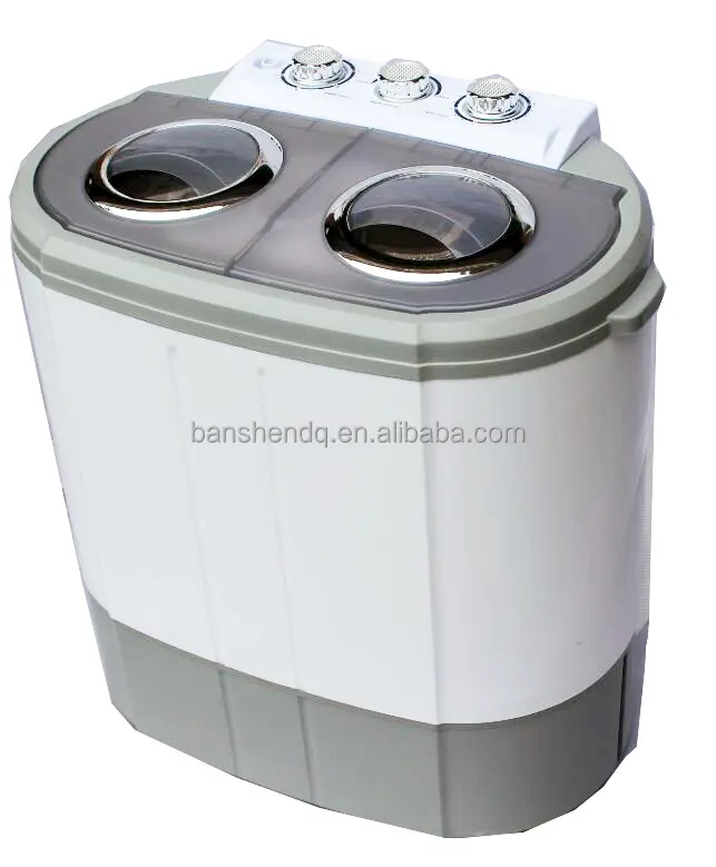Diskon besar mesin cuci otomatis Top-load kecil portabel mini dengan pengering Spin
