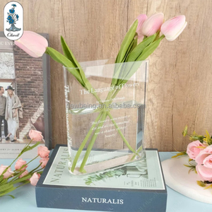 La Belle et la Bête <span class=keywords><strong>Vase</strong></span> en acrylique imperméable pour décorations de mariage - Product Image 4