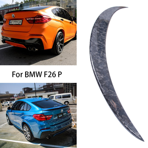 For X4 F26/X4M P Style Real Forged Carbon Fiber Material Rear Spoiler Trunk Wing 2013-2018 - Product Image 2