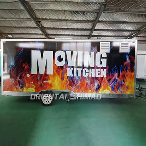 รถขายอาหารขนมขบเคี้ยวเชิงพาณิชย์เบเกอรี่อาหารอิตาเลี่ยนรถบรรทุกอาหารเคลื่อนที่ครัวแบบเต็มรูปแบบพร้อมป๊อปคอร์นเบอร์เกอร์สำหรับร้านกาแฟ - Product Image 2