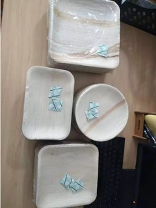 Assiettes jetables <span class=keywords><strong>en</strong></span> <span class=keywords><strong>feuille</strong></span> de palmier, 10 pouces, lot de 100, pour fête, biodégradables, écologiques - Product Image 6