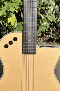 Aiersi Silent Classical Guitar Travel Built in Effect Nylon <b>String</b> Portable 39 Inch Solid Spruce Music <b>Instrument</b> - Product Image 6