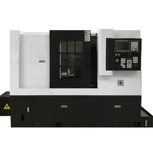 Mini máquina de torno de metal cnc ck40l, torno cnc stc40l cama slant cnc torno cnc com guia linear way sumore