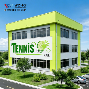 Structure de portique permanente pour installations sportives de tennis, ignifuge, résistante aux fort vents, avec prix d'usine, cadre robuste - Product Image 1