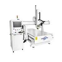 Máquina Router CNC de 4 Ejes Jinan Mosencnc con Husillo Giratorio de 180° y Altura Z de 600 mm, Motor de Ahorro de Energía para Corte de Madera en Múltiples Lados