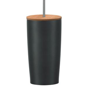 Hot Sales Customized Logo 20oz Double Wall Stainless Steel Vacuum <b>Flask</b> Tumbler Bamboo Lid Wholesale Promotion Insulated Thermos - Product Image 1